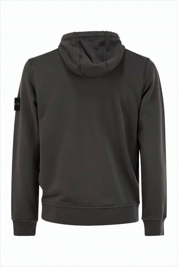 Stone Island Pullover Hoodie With Kangaroo Pocket
