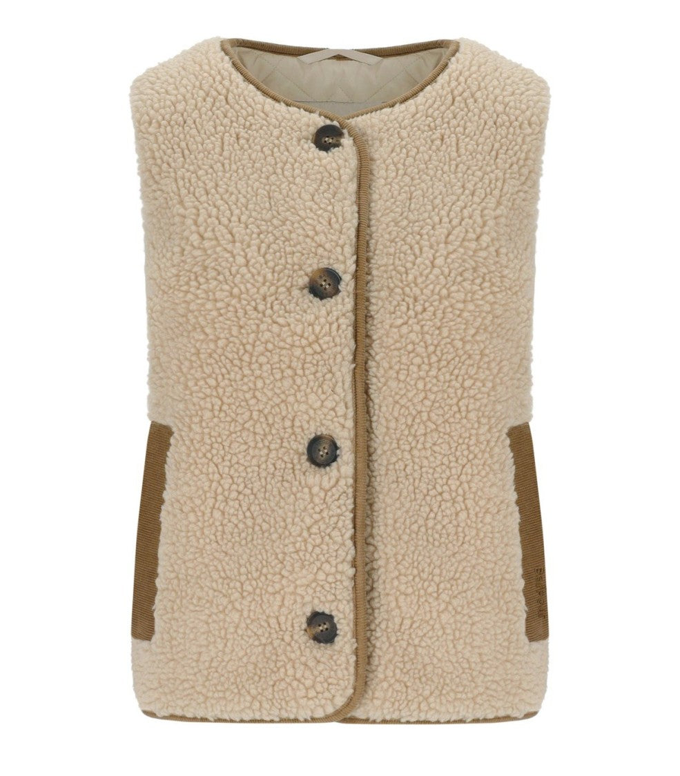 Barbour Luciana Fleece Natural Vest