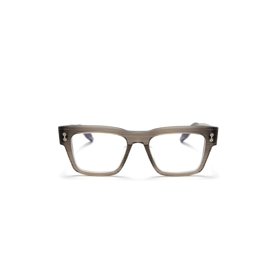 Akoni Columba Rectangular Frame Eyeglasses With Translucent Smoky Grey Finish