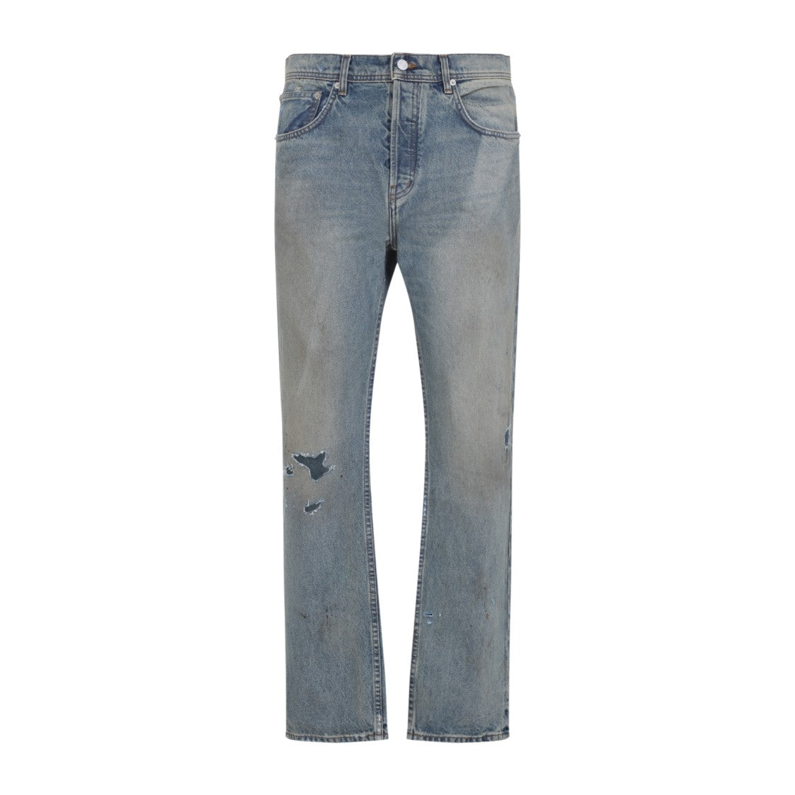 Enfants Riches Déprimés Straight Leg Blue Cotton Jeans
