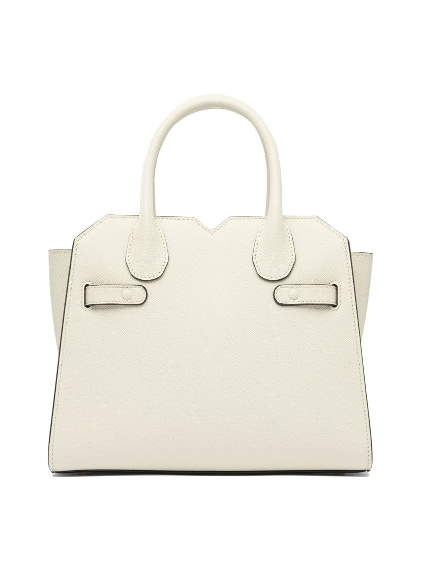 Valextra Milano Mini Handbag With Textured Leather