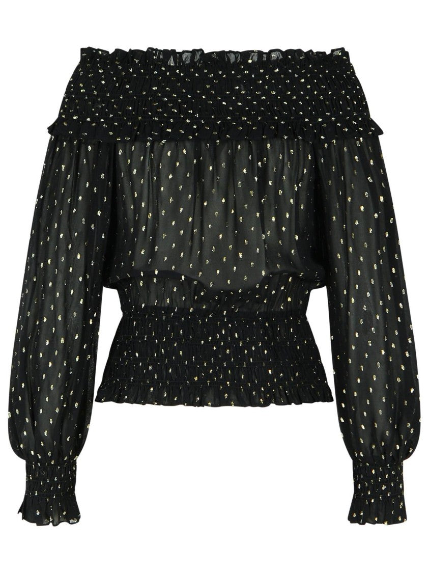 Self-Portrait Chiffon' Viscose Sweater