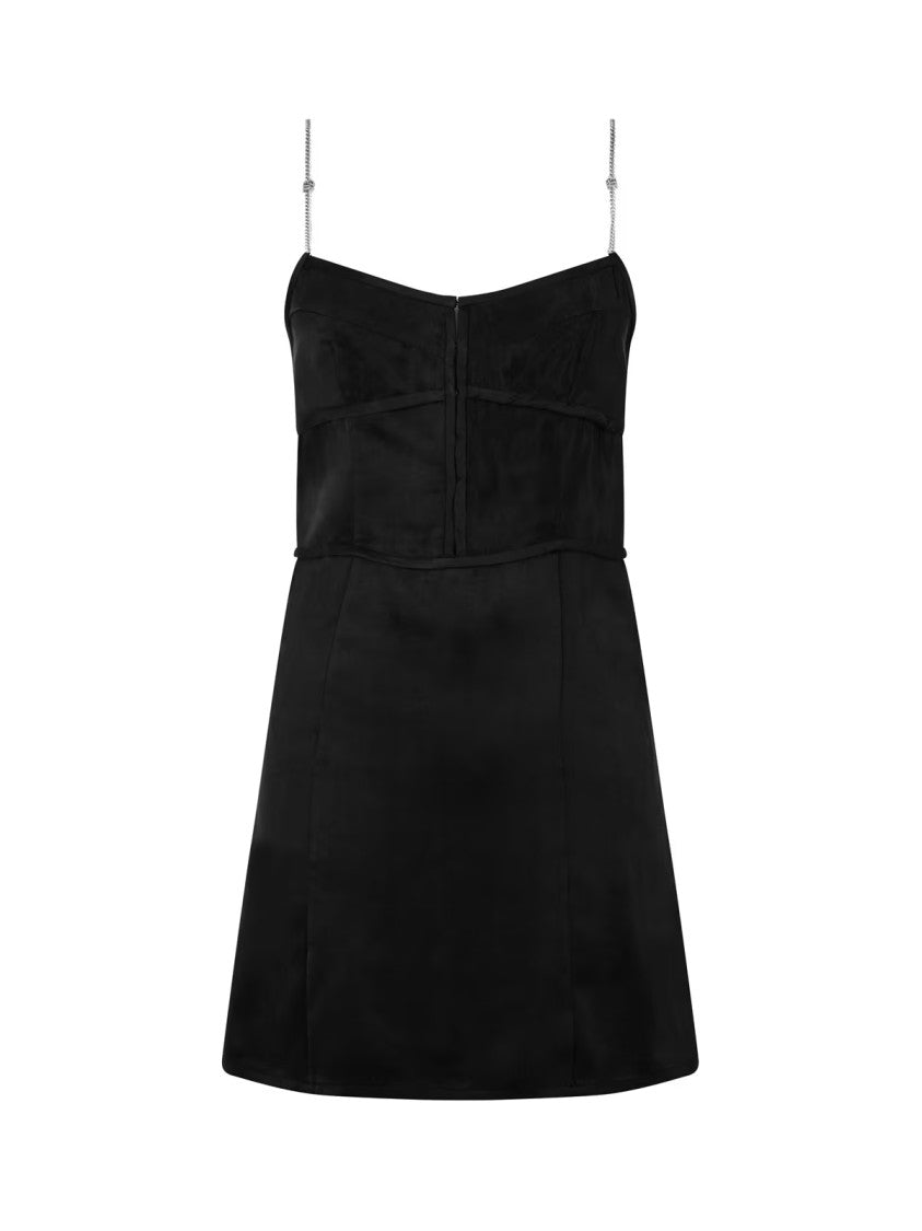 Palm Angels Metal Straps Slip Dress