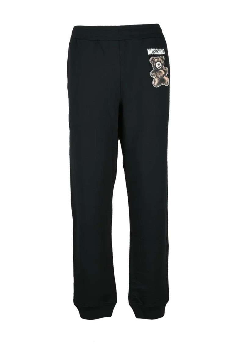 Moschino Couture Relaxed Fit Cotton Sweatpants