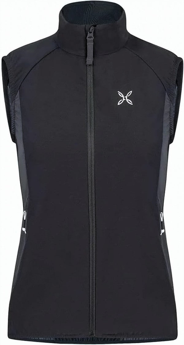 Montura High-Collar Fitted Activewear Vest With Reflective Details