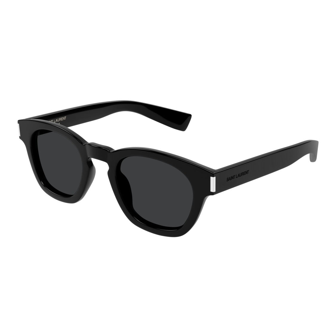 Saint Laurent Sl 746 Bold Rectangular Black Acetate Sunglasses