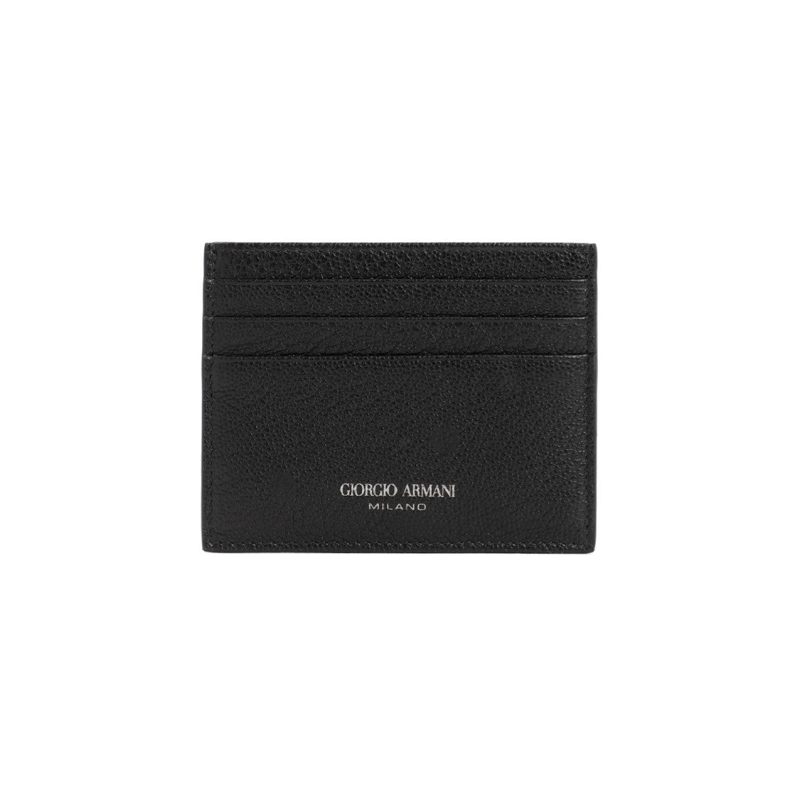 Giorgio Armani Calf Leather Credit Card Holder