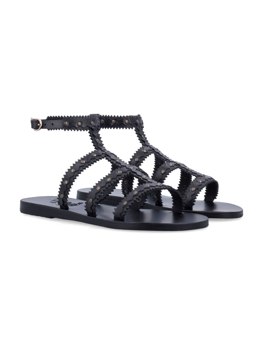 Ancient Greek Sandals Maska Sandals With Ricrac Edging