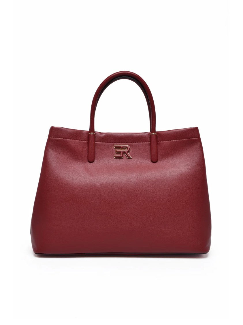 Ermanno Firenze Red Polyurethane Virginia Handbag