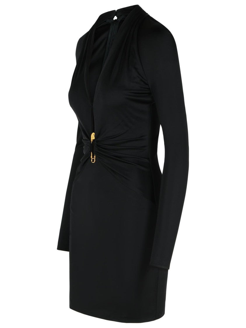 Versace Black Viscose Dress