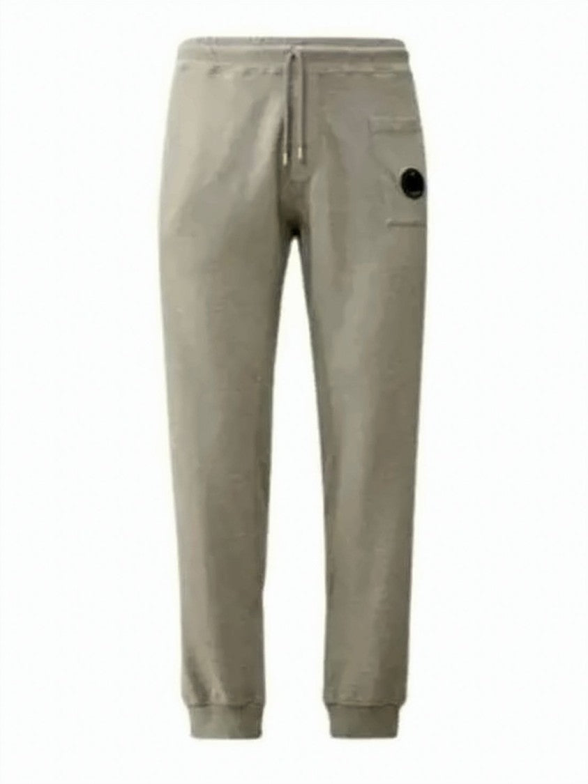 C.P. Company Relaxed Fit Tapered Jogger Pants With Emblematic Pocket