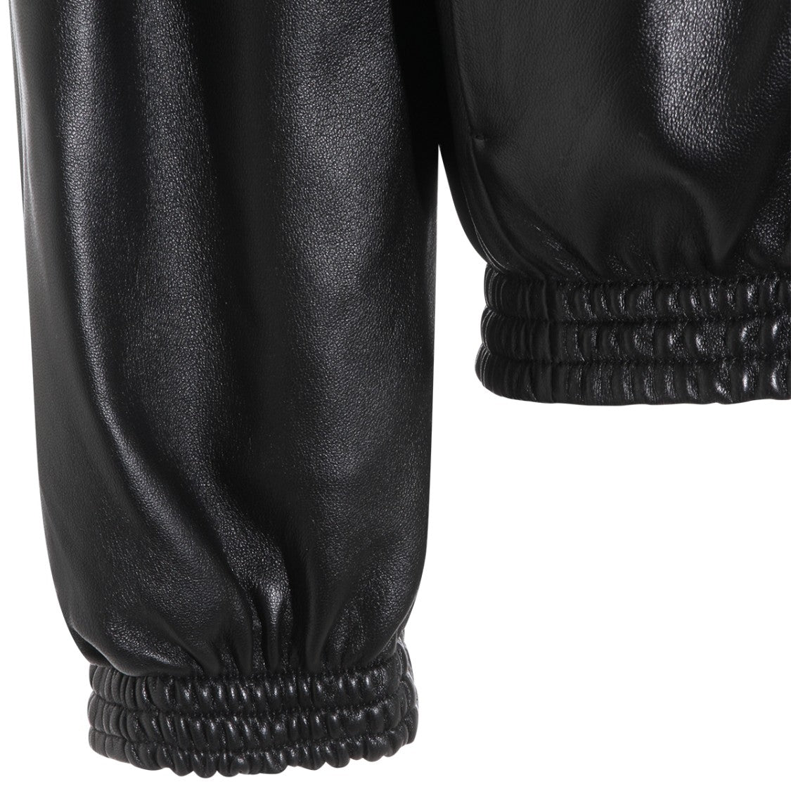 Acne Studios Black Leather Zip Jacket