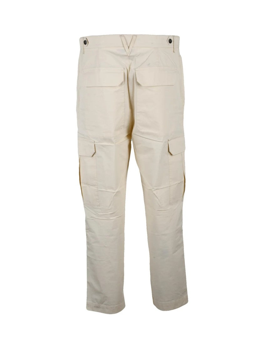 Barena White Stretch Trousers
