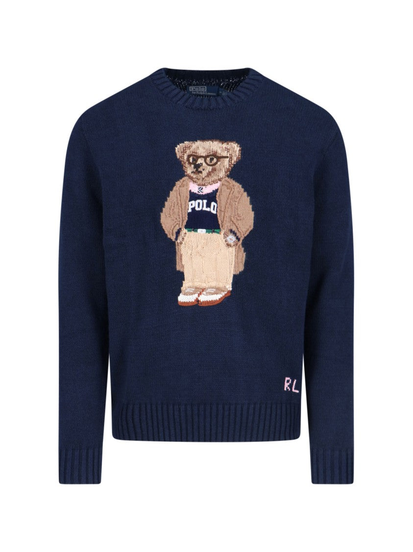 Polo Ralph Lauren "Polo Bear" Sweater – Navy