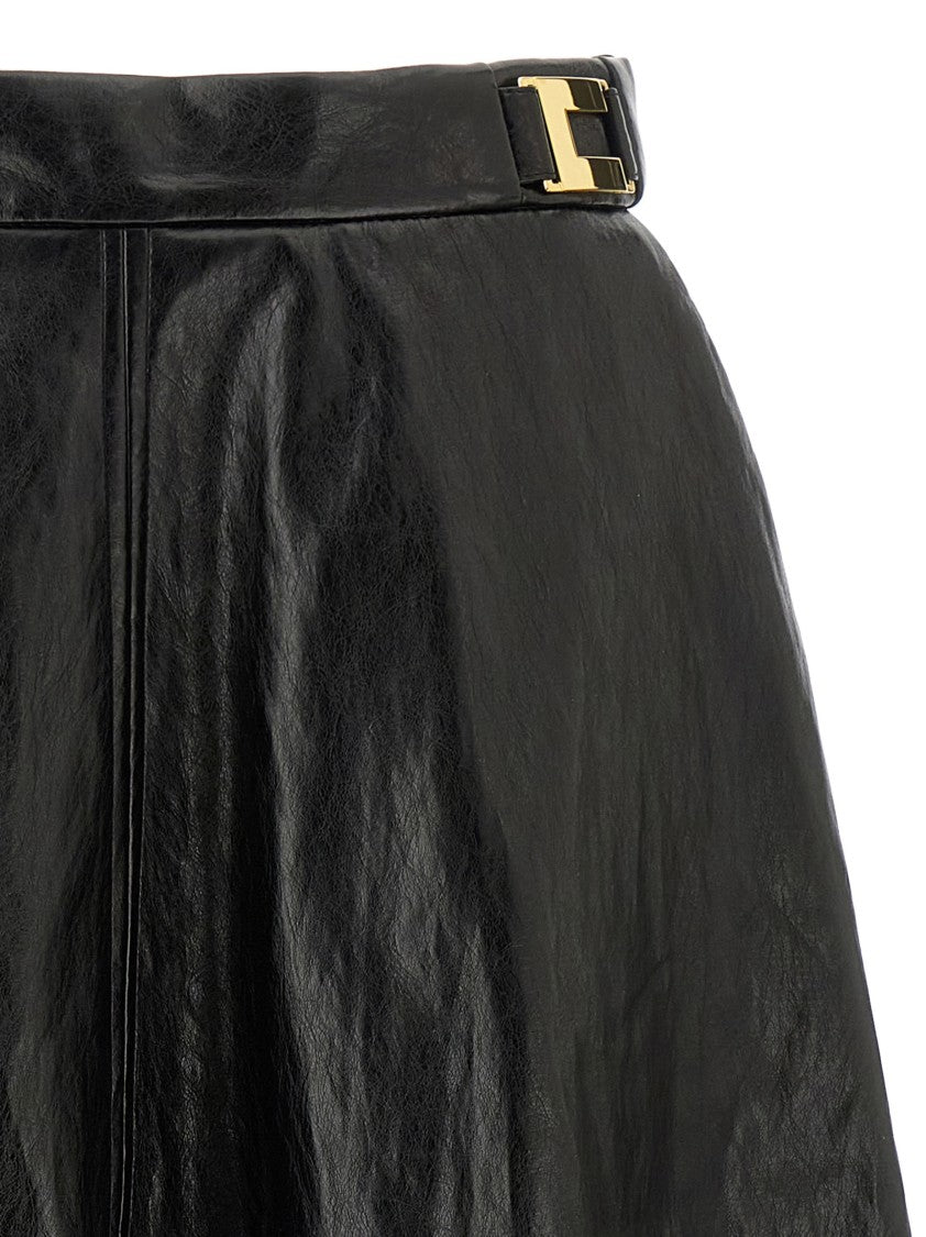 Elisabetta Franchi Craquelé Skirt