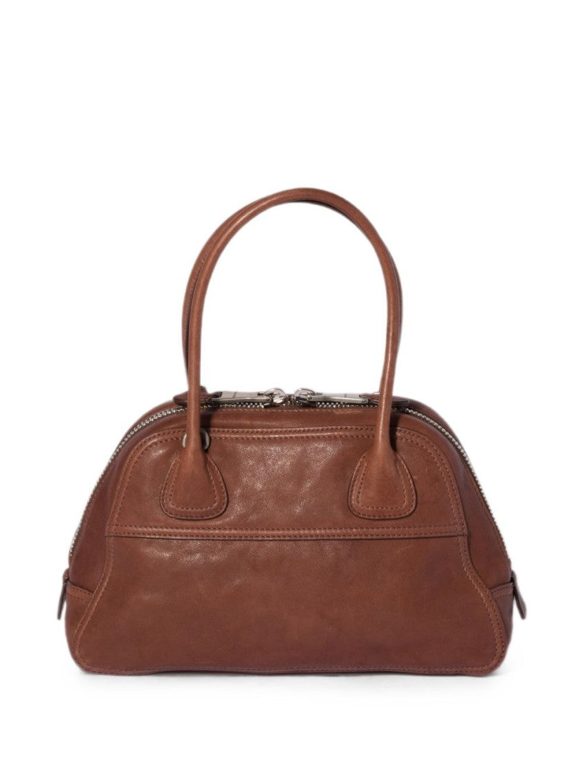 Miu Miu Small Nappa Leather Bag With Structured Silhouette And Hardware Accents