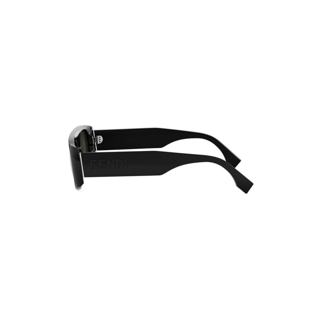 Fendi Fe40169i Bold Rectangular Frame Sunglasses