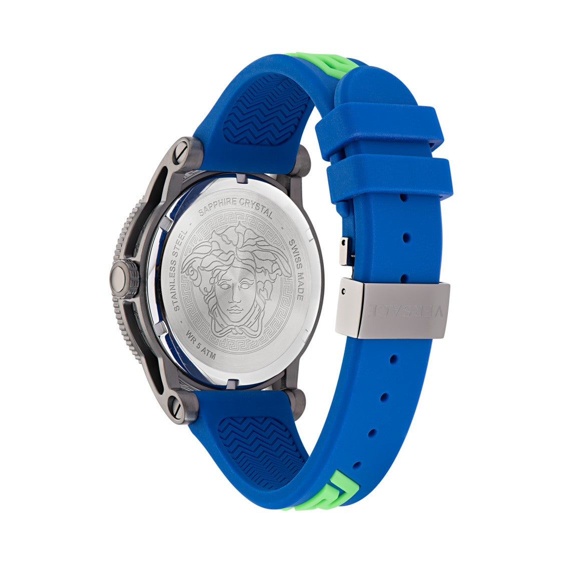 Versace V-Palazzo Quartz Analog Watch With Iconic Medusa Emblem