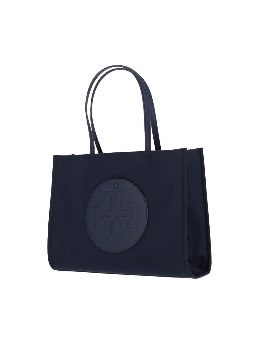 Tory Burch Navy Blue Ella Recycled Nylon Tote