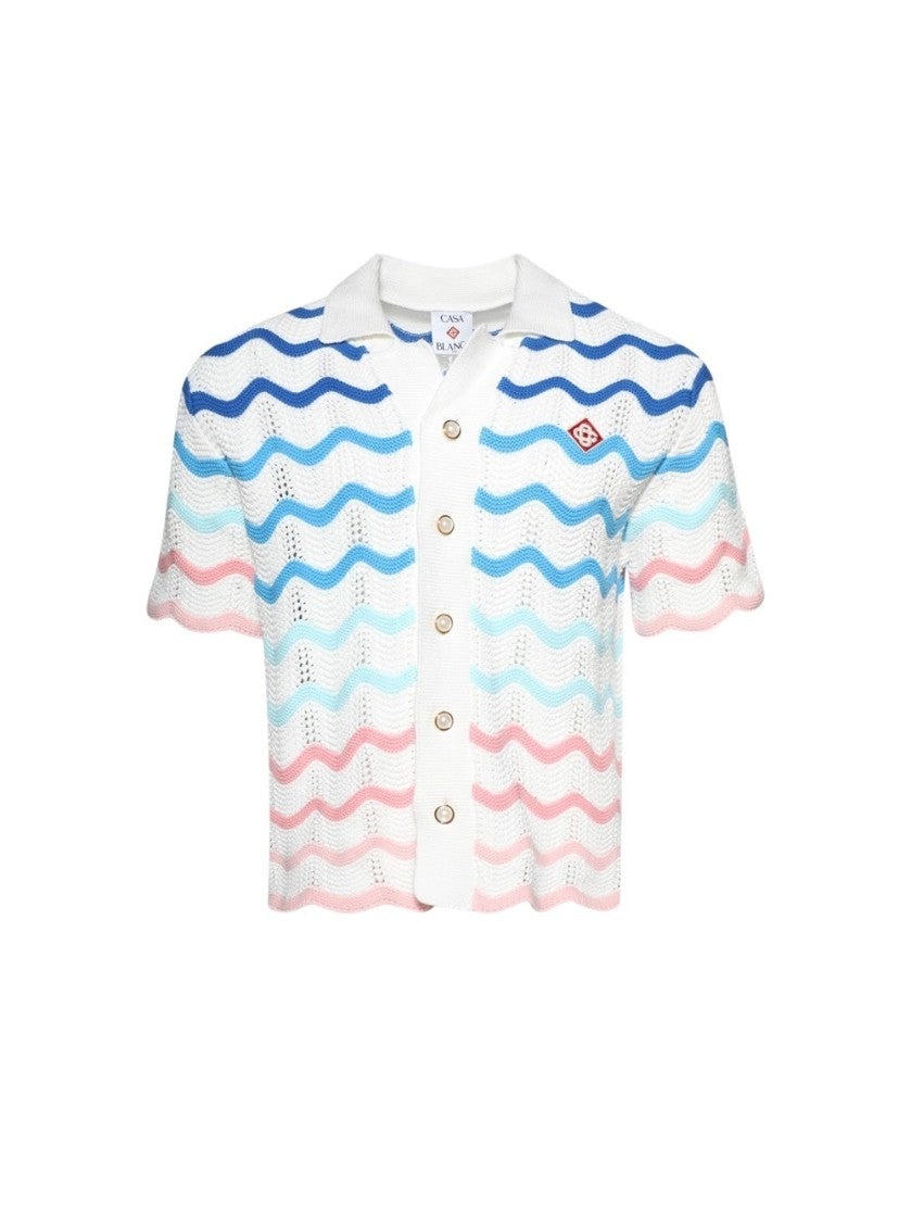 Casablanca Wave Shirt Multicolor