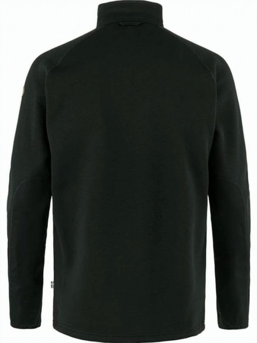 Fjallraven Full-Zip Minimalist Black Jacket With Stand-Up Collar