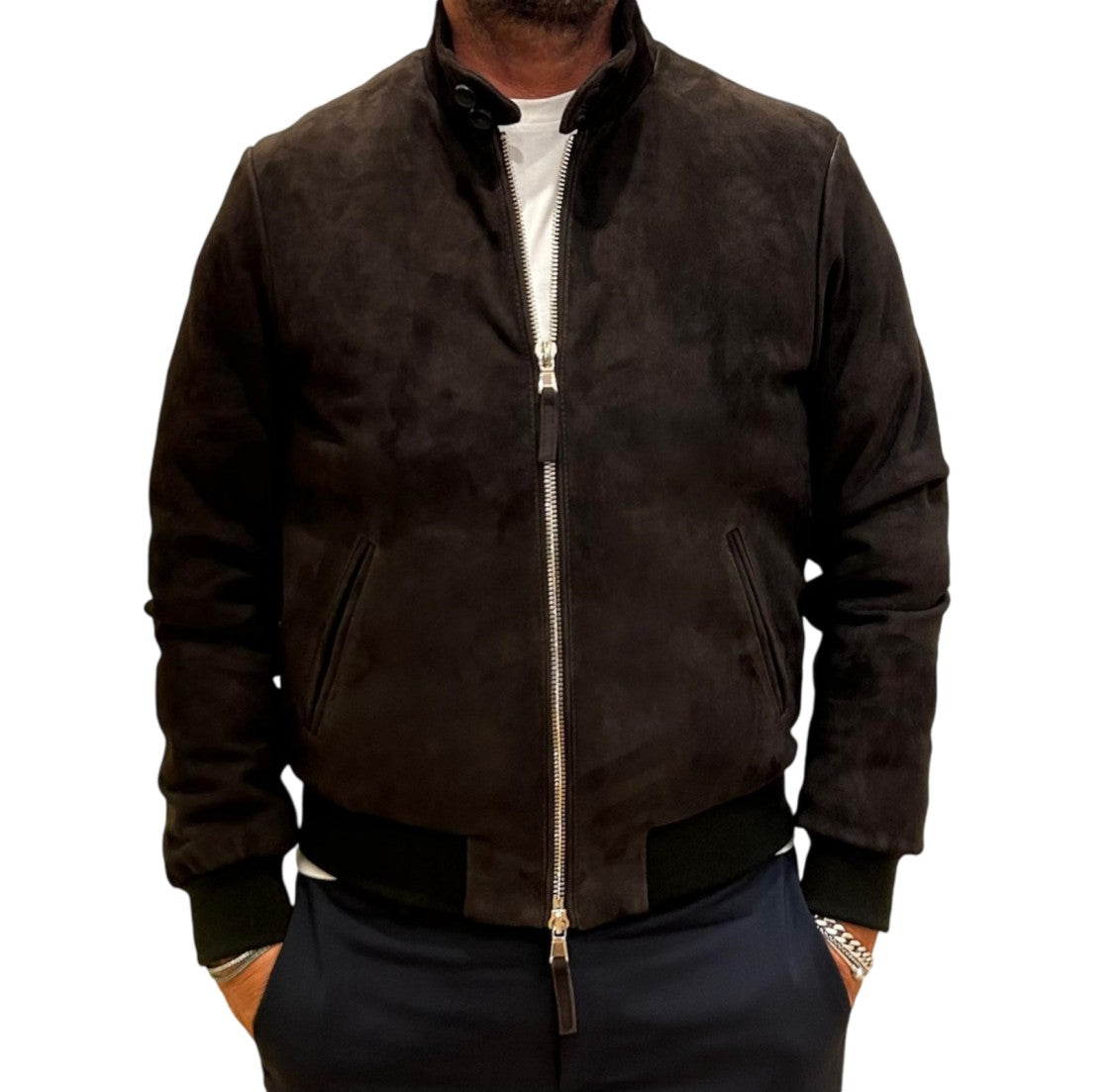 The Jack Leathers Classic Black Leather Jacket With Structured Silhouette