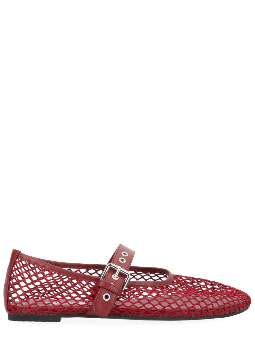 Senso Carina Pointed Mesh Buckle Flats