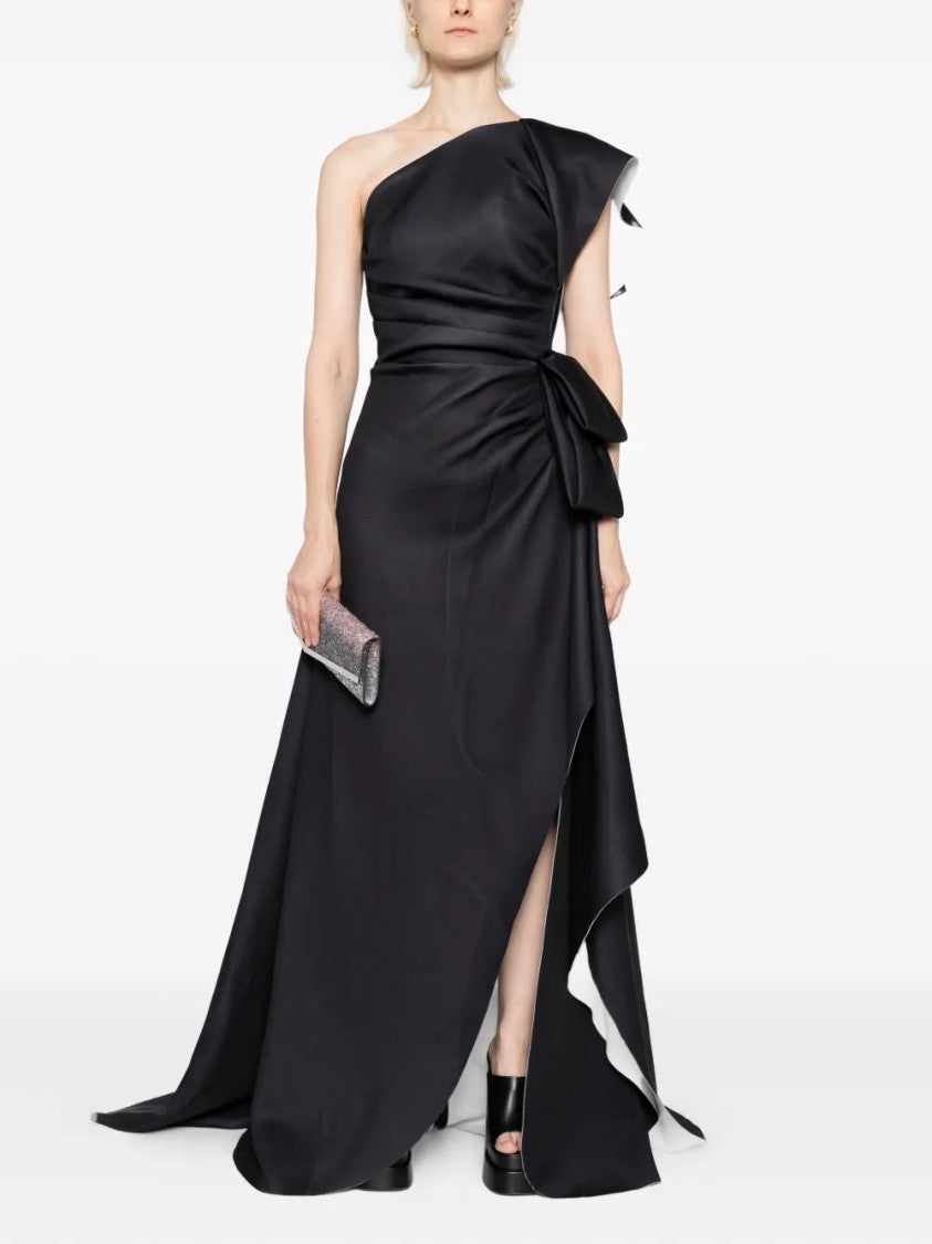 Saiid Kobeisy Double Faced Scuba Long Dress