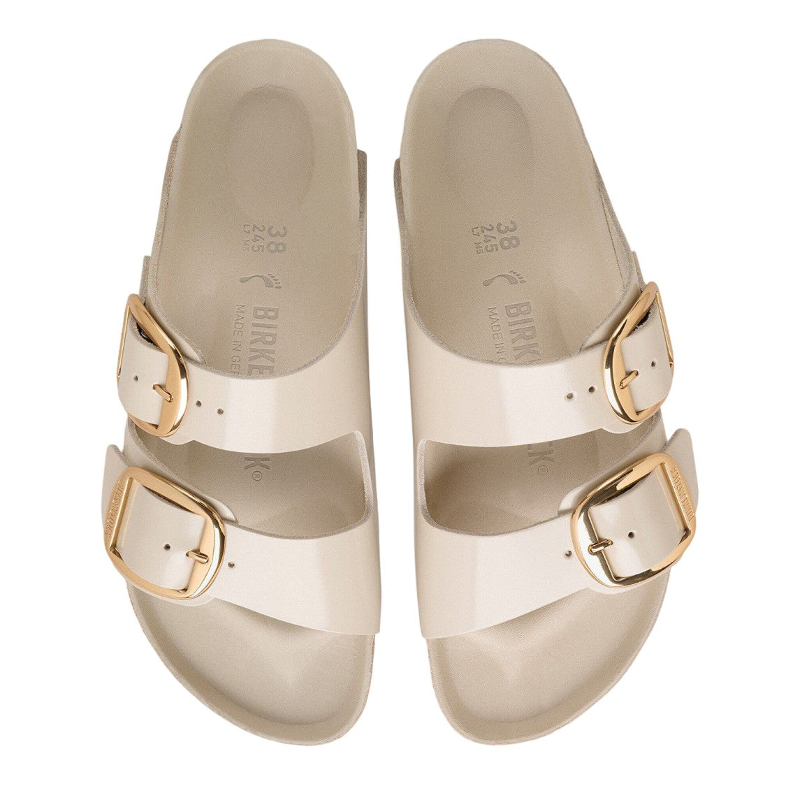 Birkenstock Leather Sandals With Adjustable Straps