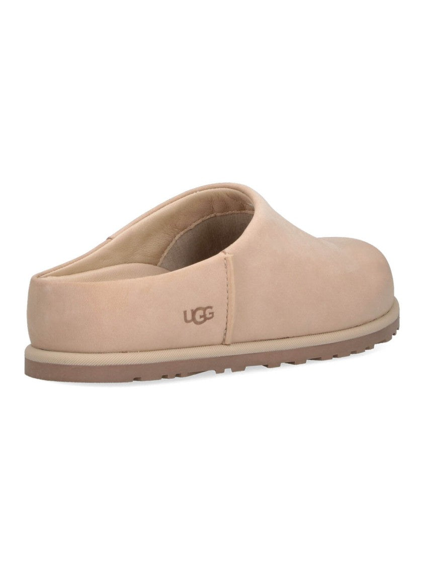 Ugg Beige Rounded Toe Slip-On Sandals