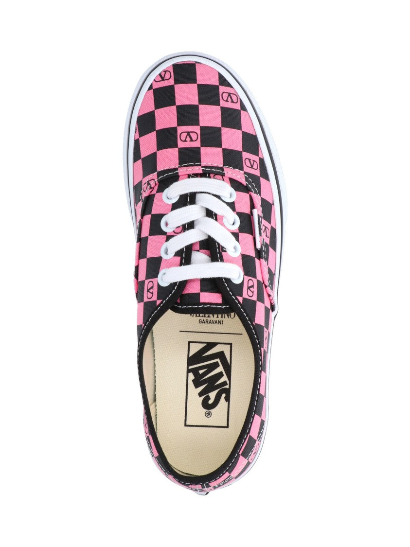 Valentino Garavani Low-Top Sneakers With Checkerboard Pattern