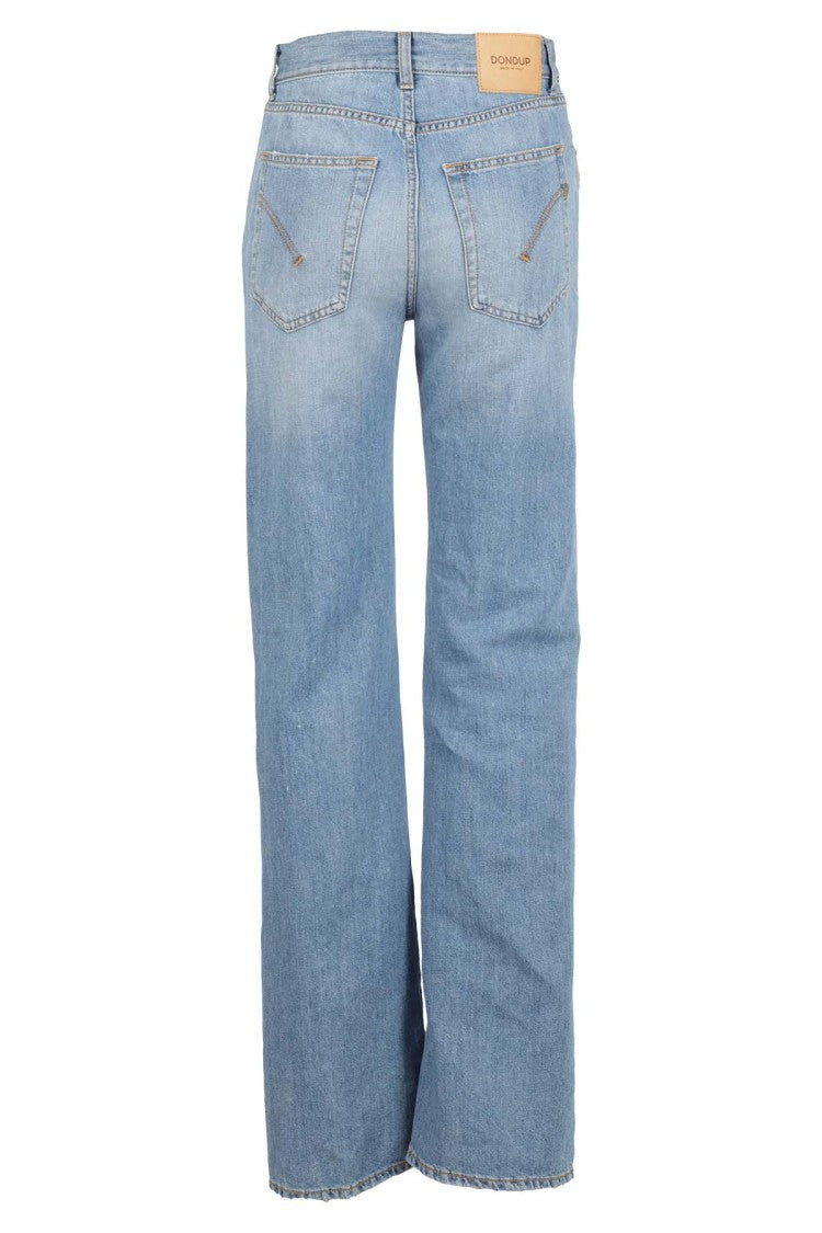 Dondup Mabel Relaxed-Fit Denim Blue Jeans