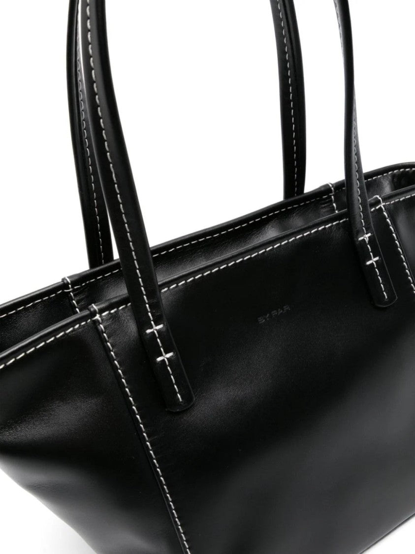 By Far Black Leather Handbag