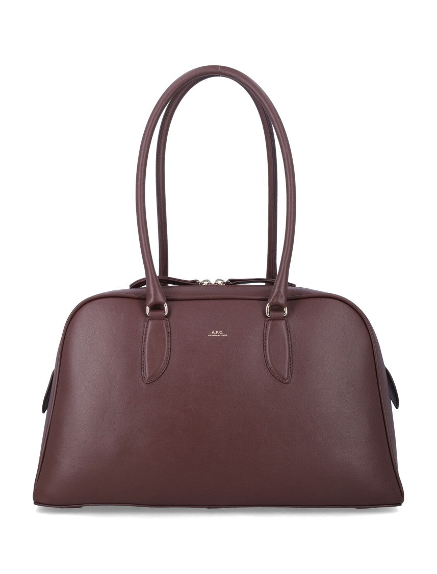 A.P.C. Sac Paloma Structured Leather Handbag