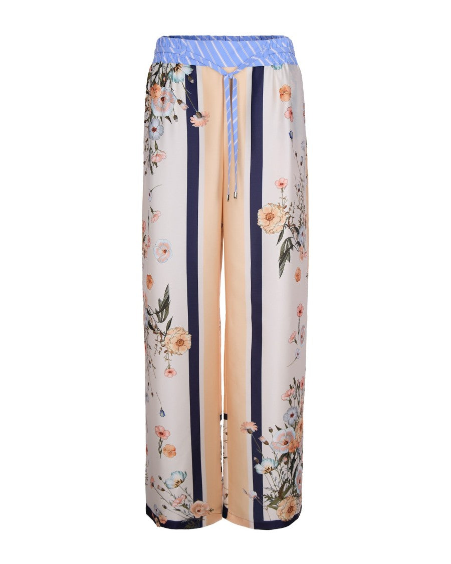 Liu Jo Palazzo Pants With Floral Pattern