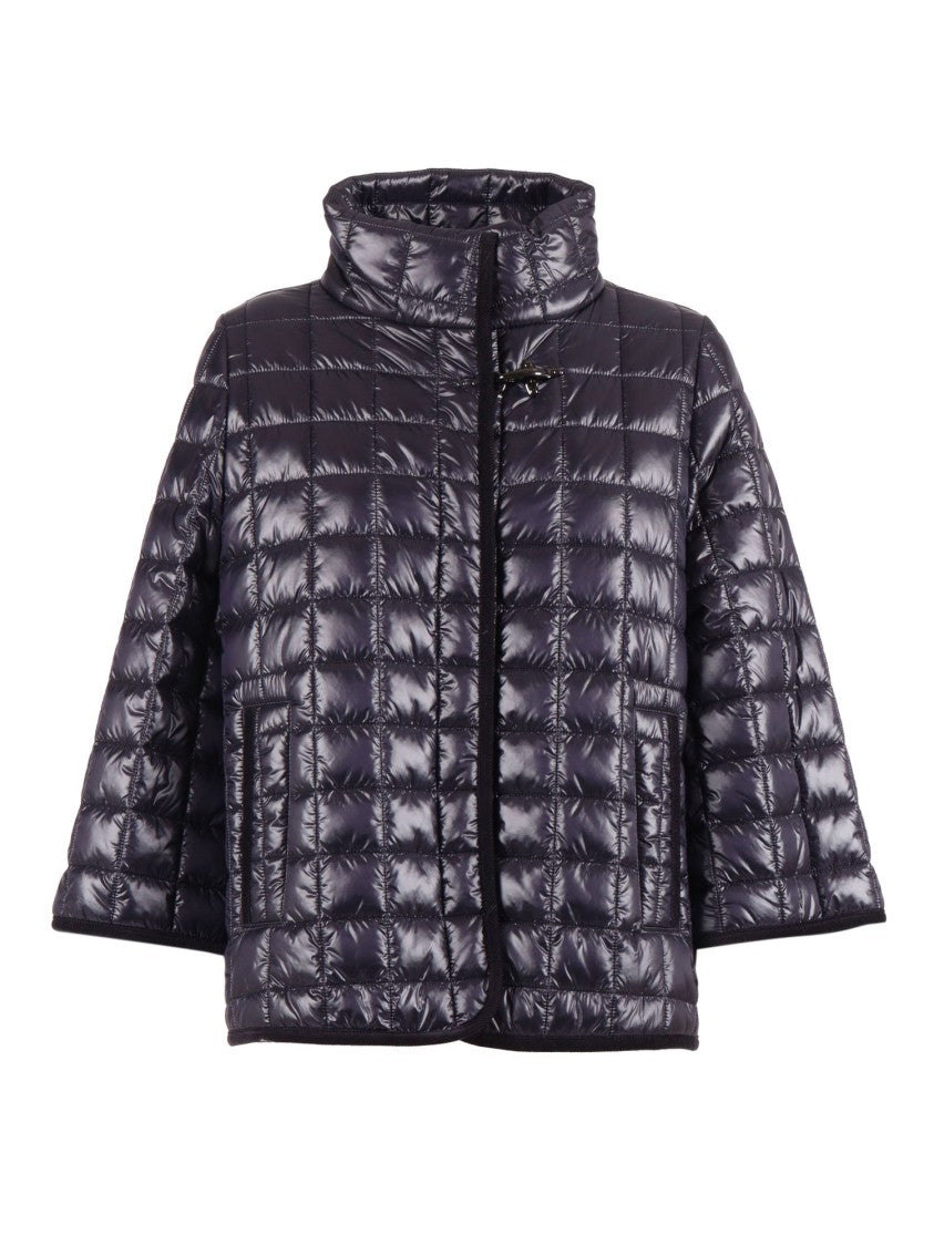 Fay Quilted Cape With Padded Texture