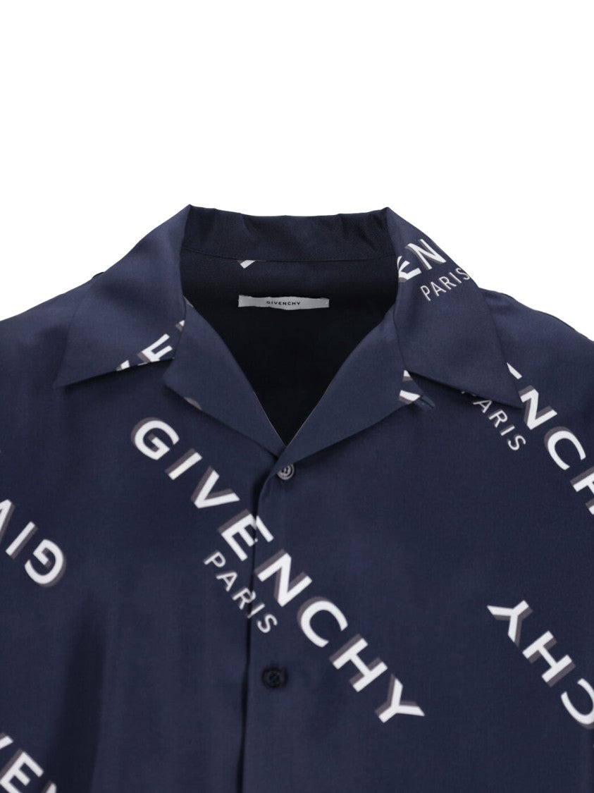 Givenchy Bowling Shirt – Blue