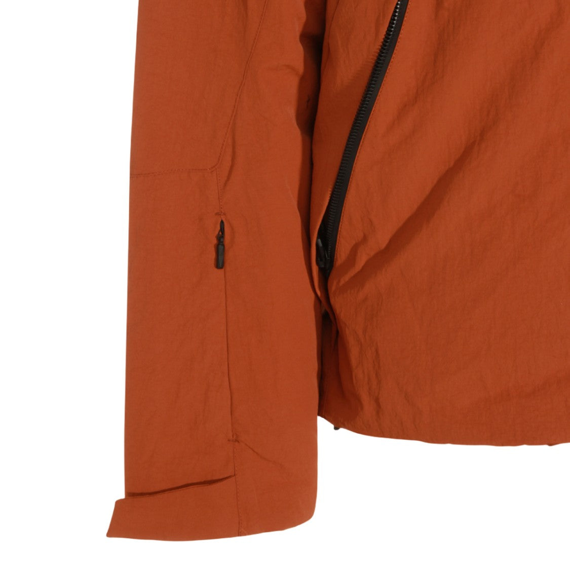 Jg1 Burnt Orange Jacket With Adjustable Hood