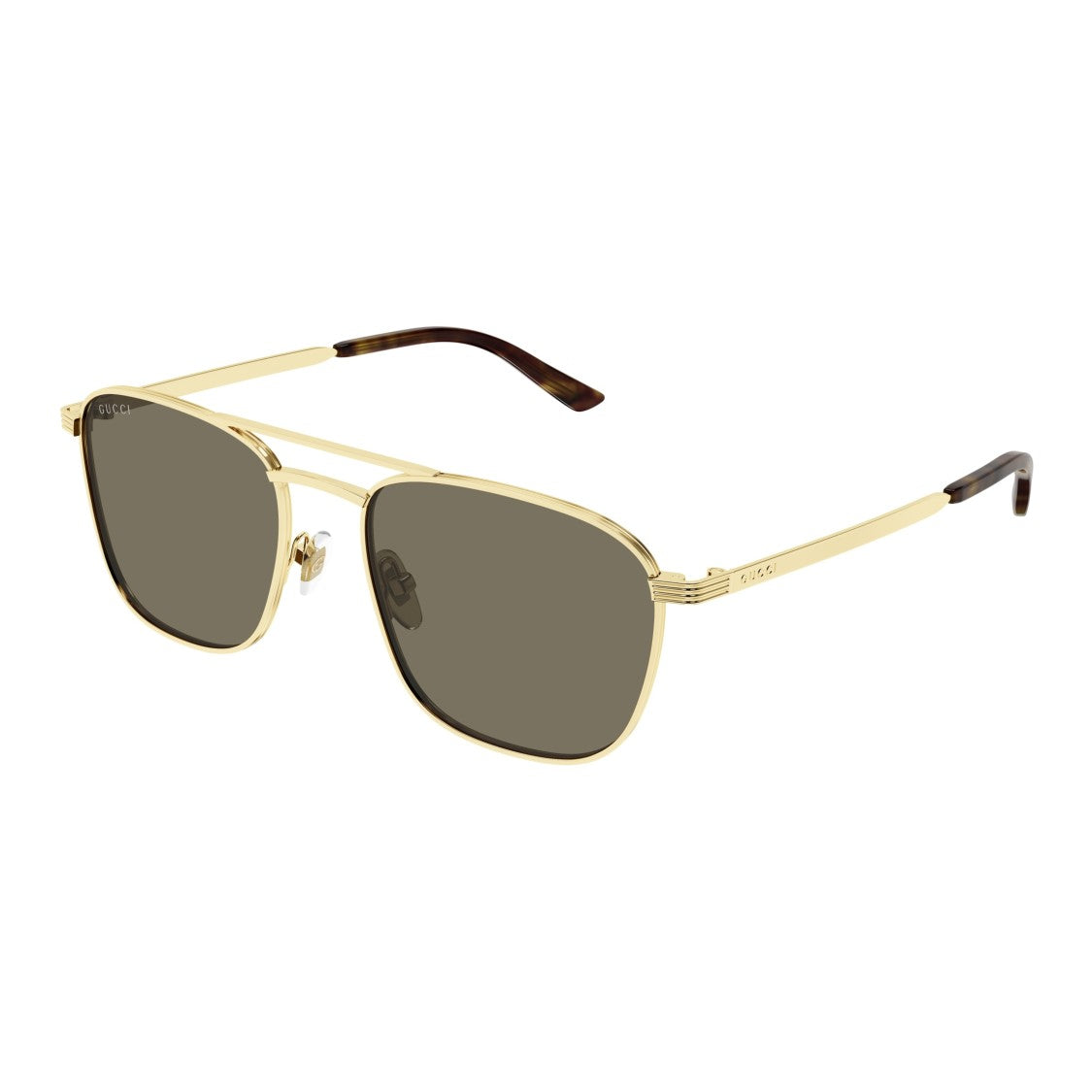 Gucci Gg1881s Rectangular Metal Sunglasses