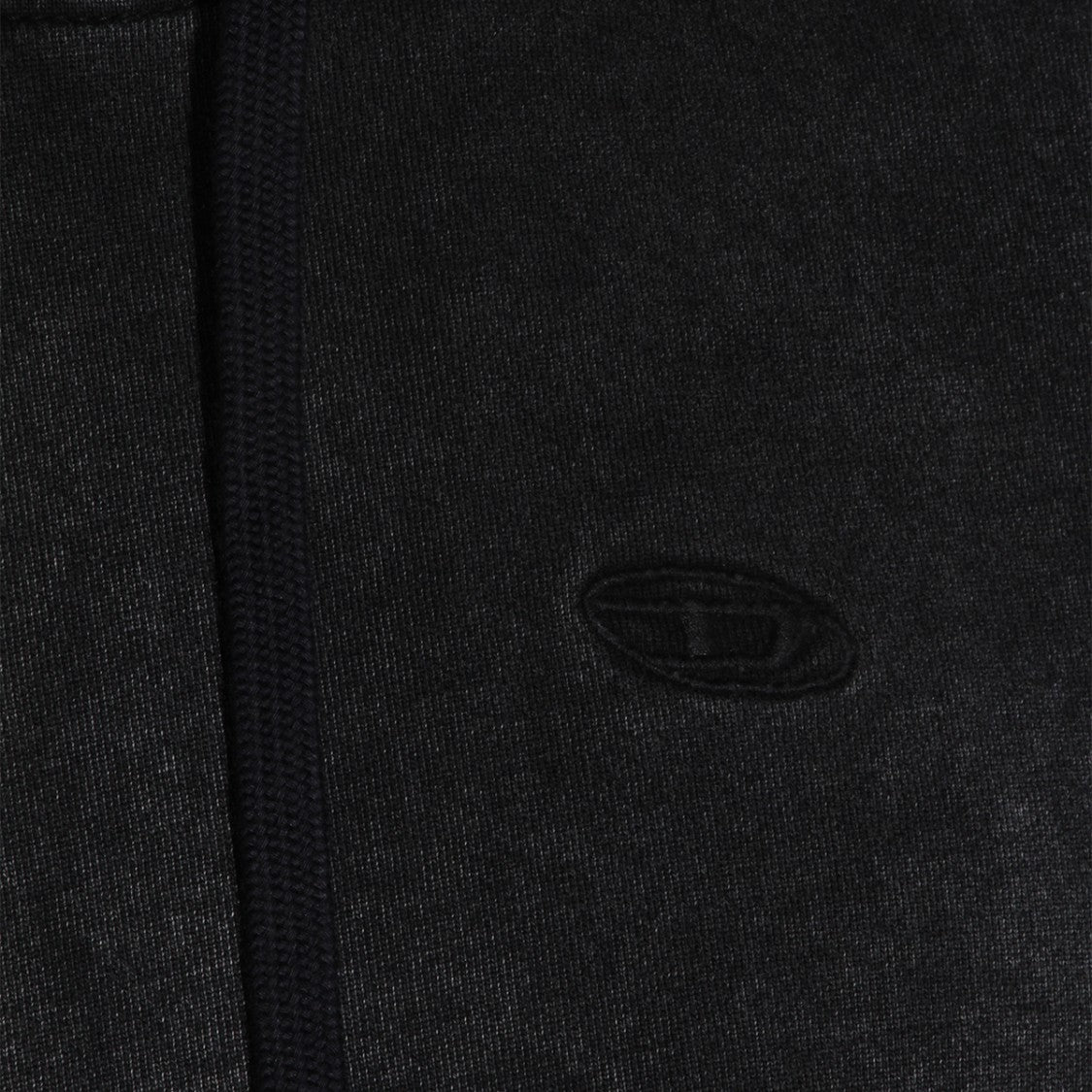 Diesel Washed Grey Hoodie With Subtle Design Details