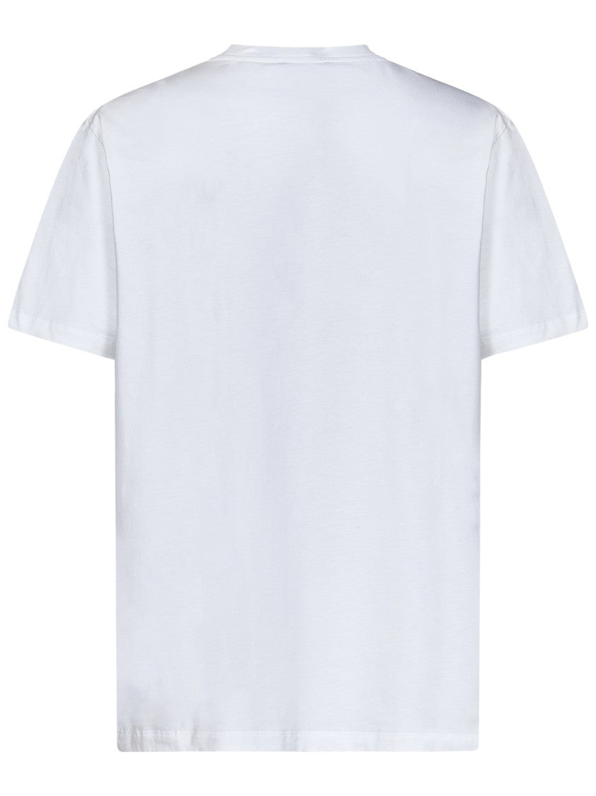 Balmain White Cotton Jersey Crewneck T-Shirt