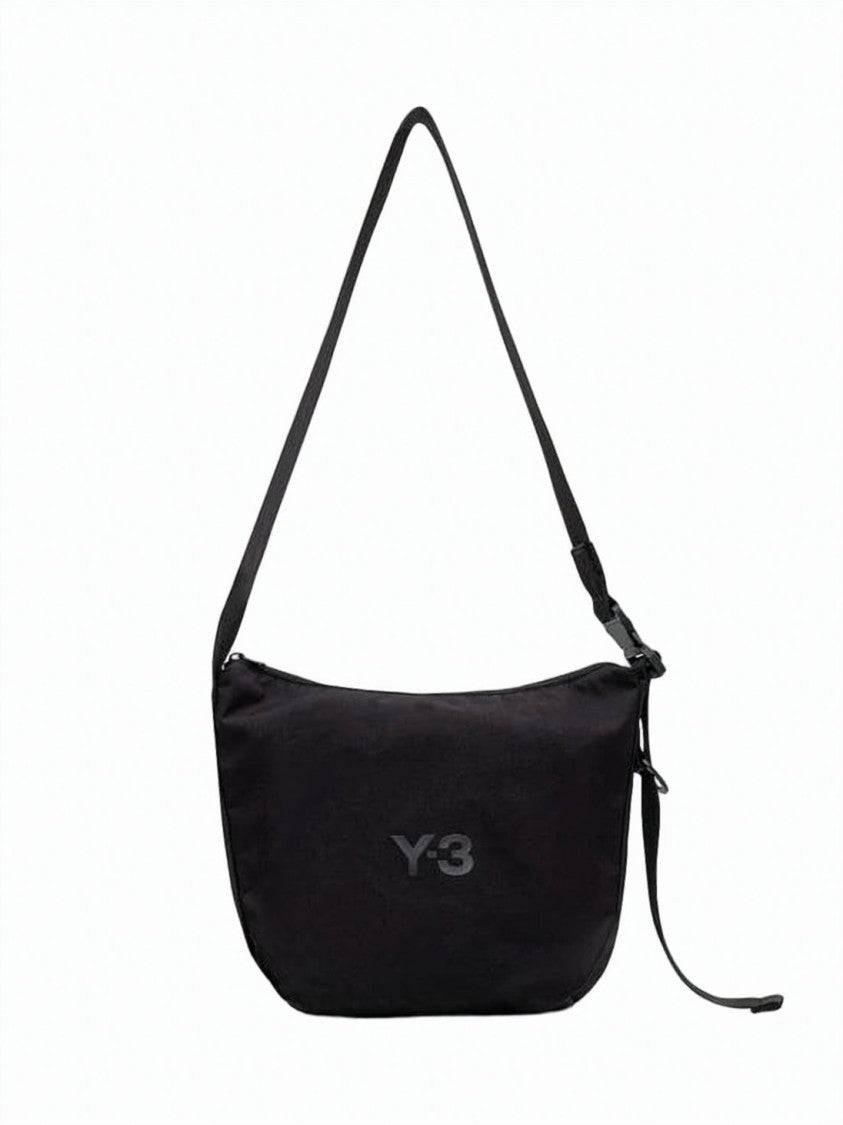 Y-3 Black Nylon Crossbody Bag