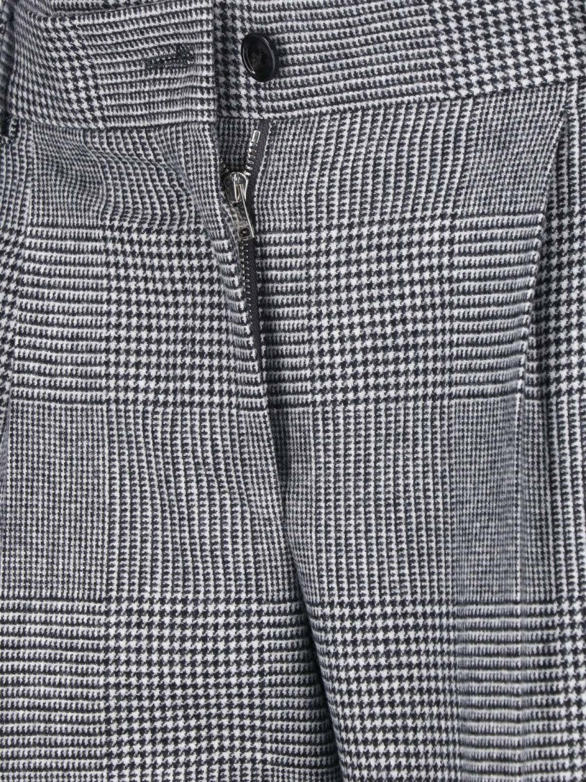 Dolce & Gabbana Houndstooth Check Tailored Formal Pants