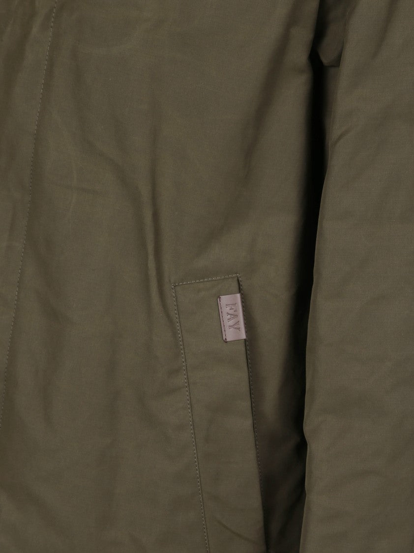 Fay Tailored Green Coat With Classic Silhouette