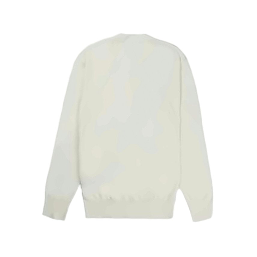 Jil Sander Minimalist White Wool Sweater With Raglan Sleeves