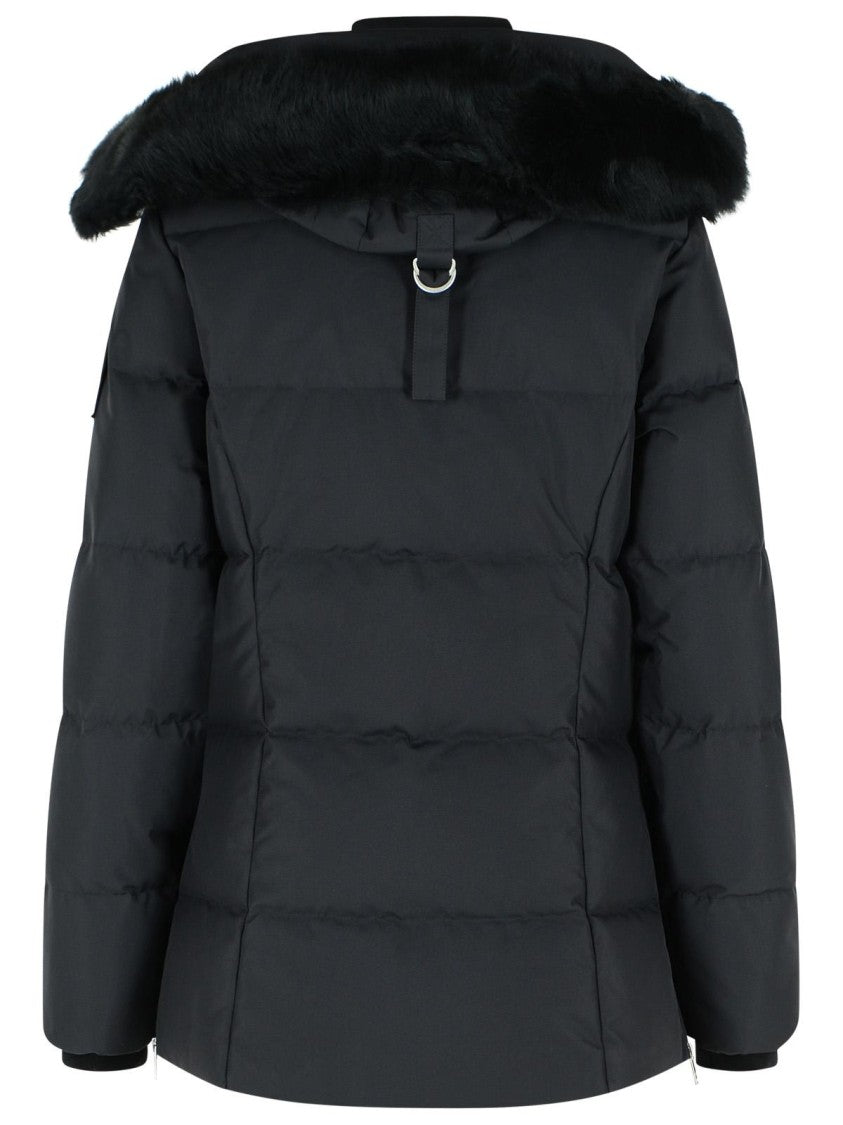 Moose Knuckles Cloud 3Q' Black Nylon Down Jacket