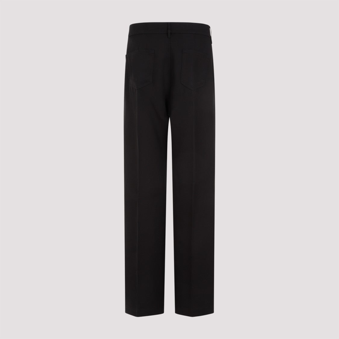 Rick Owens Geth Black Silk Wool Jeans