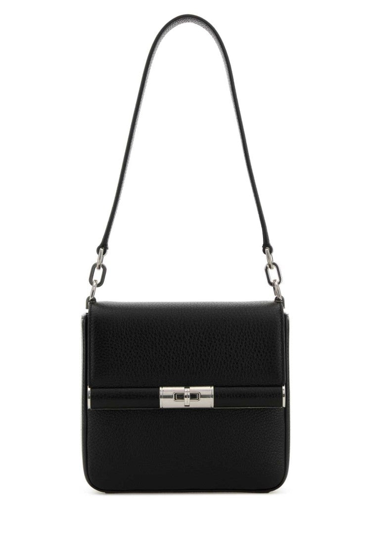Dolce & Gabbana Black Leather Marlene Shoulder Bag