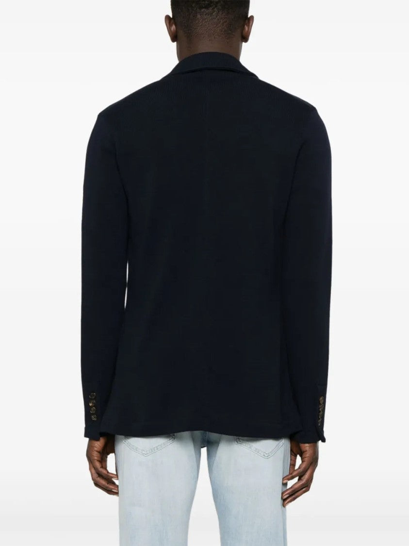 Eleventy Single-Breasted Knitted Blazer