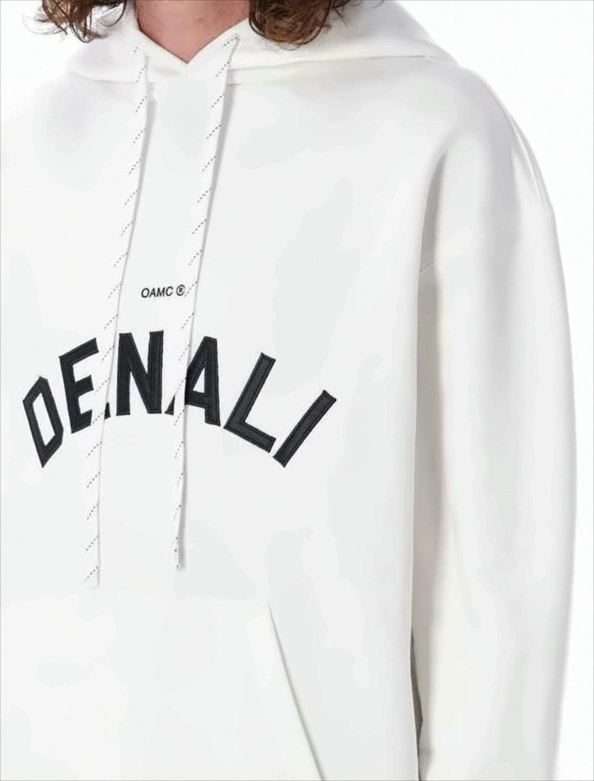 Oamc Denali Graphic Hoodie With Front Kangaroo Pocket